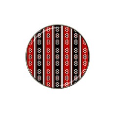 Folklore Pattern Hat Clip Ball Marker (4 Pack) by Valentinaart