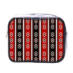 Folklore Pattern Mini Toiletries Bags by Valentinaart