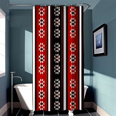 Folklore Pattern Shower Curtain 36  X 72  (stall)  by Valentinaart