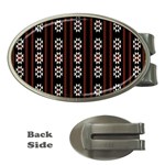 Folklore pattern Money Clips (Oval)  Front