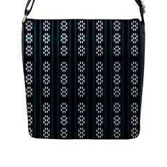 Folklore Pattern Flap Messenger Bag (l)  by Valentinaart