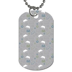 Shave Our Rhinos Animals Monster Dog Tag (one Side) by Mariart