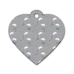 Shave Our Rhinos Animals Monster Dog Tag Heart (two Sides) by Mariart