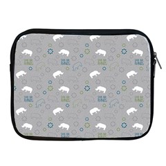 Shave Our Rhinos Animals Monster Apple Ipad 2/3/4 Zipper Cases by Mariart