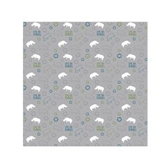 Shave Our Rhinos Animals Monster Small Satin Scarf (square)