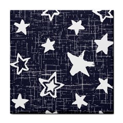 Star Space Line Blue Art Cute Kids Tile Coasters by Mariart