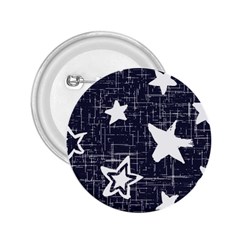 Star Space Line Blue Art Cute Kids 2 25  Buttons