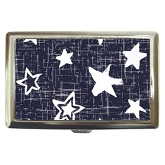 Star Space Line Blue Art Cute Kids Cigarette Money Cases