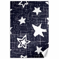 Star Space Line Blue Art Cute Kids Canvas 20  X 30   by Mariart