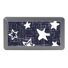 Star Space Line Blue Art Cute Kids Memory Card Reader (mini) by Mariart