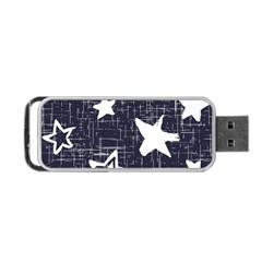 Star Space Line Blue Art Cute Kids Portable Usb Flash (two Sides) by Mariart