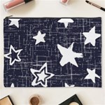 Star Space Line Blue Art Cute Kids Cosmetic Bag (XXXL)  Front