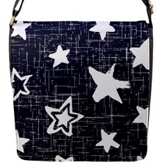 Star Space Line Blue Art Cute Kids Flap Messenger Bag (s)