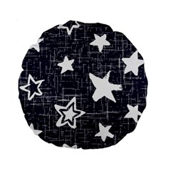 Star Space Line Blue Art Cute Kids Standard 15  Premium Flano Round Cushions by Mariart