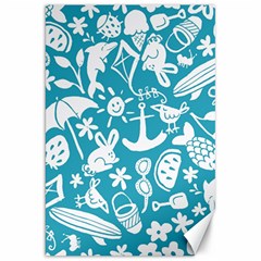 Summer Icons Toss Pattern Canvas 20  X 30   by Mariart