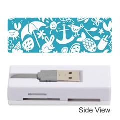 Summer Icons Toss Pattern Memory Card Reader (stick)  by Mariart