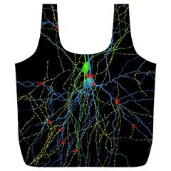 Synaptic Connections Between Pyramida Neurons And Gabaergic Interneurons Were Labeled Biotin During Full Print Recycle Bags (l)  by Mariart