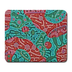 Recursive Coupled Turing Pattern Red Blue Large Mousepads