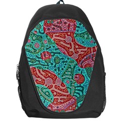 Recursive Coupled Turing Pattern Red Blue Backpack Bag by Mariart