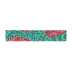 Recursive Coupled Turing Pattern Red Blue Flano Scarf (mini) by Mariart