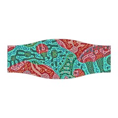 Recursive Coupled Turing Pattern Red Blue Stretchable Headband by Mariart