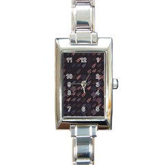 These Letter Ancient Tibetan Kingdom Zhang Zhung Ram Yam Kham Srum Art Sign Rectangle Italian Charm Watch by Mariart