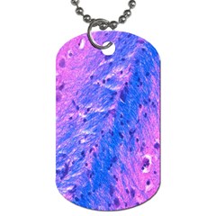 The Luxol Fast Blue Myelin Stain Dog Tag (one Side) by Mariart