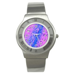 The Luxol Fast Blue Myelin Stain Stainless Steel Watch by Mariart