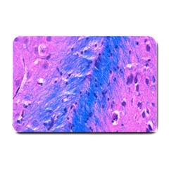 The Luxol Fast Blue Myelin Stain Small Doormat  by Mariart