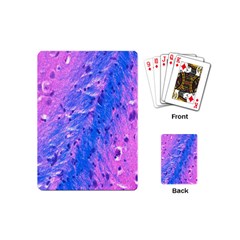 The Luxol Fast Blue Myelin Stain Playing Cards (mini)  by Mariart