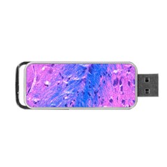 The Luxol Fast Blue Myelin Stain Portable Usb Flash (one Side) by Mariart