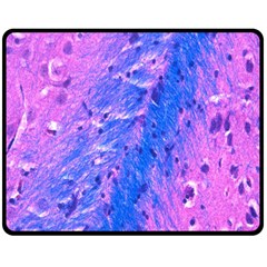 The Luxol Fast Blue Myelin Stain Double Sided Fleece Blanket (medium) 