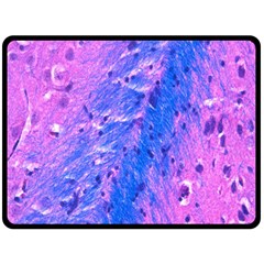 The Luxol Fast Blue Myelin Stain Double Sided Fleece Blanket (large) 