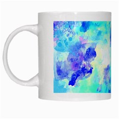 Transparent Colorful Rainbow Blue Paint Sky White Mugs by Mariart