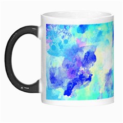 Transparent Colorful Rainbow Blue Paint Sky Morph Mugs