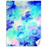 Transparent Colorful Rainbow Blue Paint Sky Canvas 36  x 48   35.26 x46.15  Canvas - 1