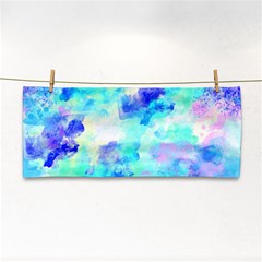 Transparent Colorful Rainbow Blue Paint Sky Cosmetic Storage Cases by Mariart