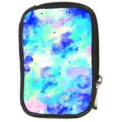 Transparent Colorful Rainbow Blue Paint Sky Compact Camera Cases