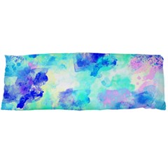 Transparent Colorful Rainbow Blue Paint Sky Body Pillow Case Dakimakura (two Sides)