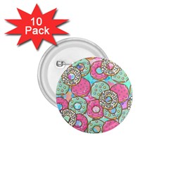 Donuts pattern 1.75  Buttons (10 pack)