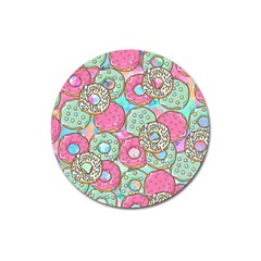 Donuts pattern Magnet 3  (Round)