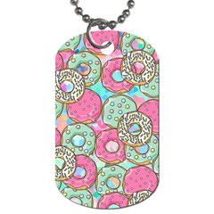 Donuts pattern Dog Tag (Two Sides)