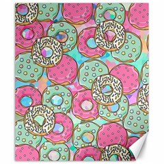 Donuts pattern Canvas 20  x 24  