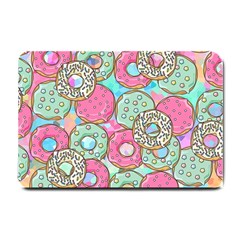 Donuts pattern Small Doormat 