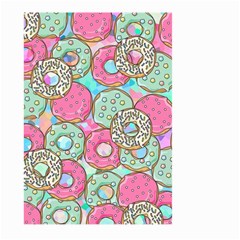 Donuts Pattern Large Garden Flag (two Sides) by ValentinaDesign