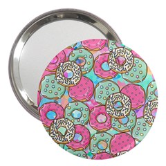 Donuts pattern 3  Handbag Mirrors