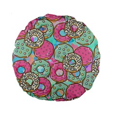 Donuts pattern Standard 15  Premium Round Cushions