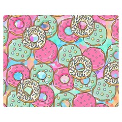 Donuts pattern Double Sided Flano Blanket (Medium) 