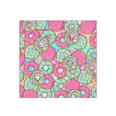 Donuts Pattern Satin Bandana Scarf