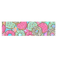 Donuts pattern Satin Scarf (Oblong)